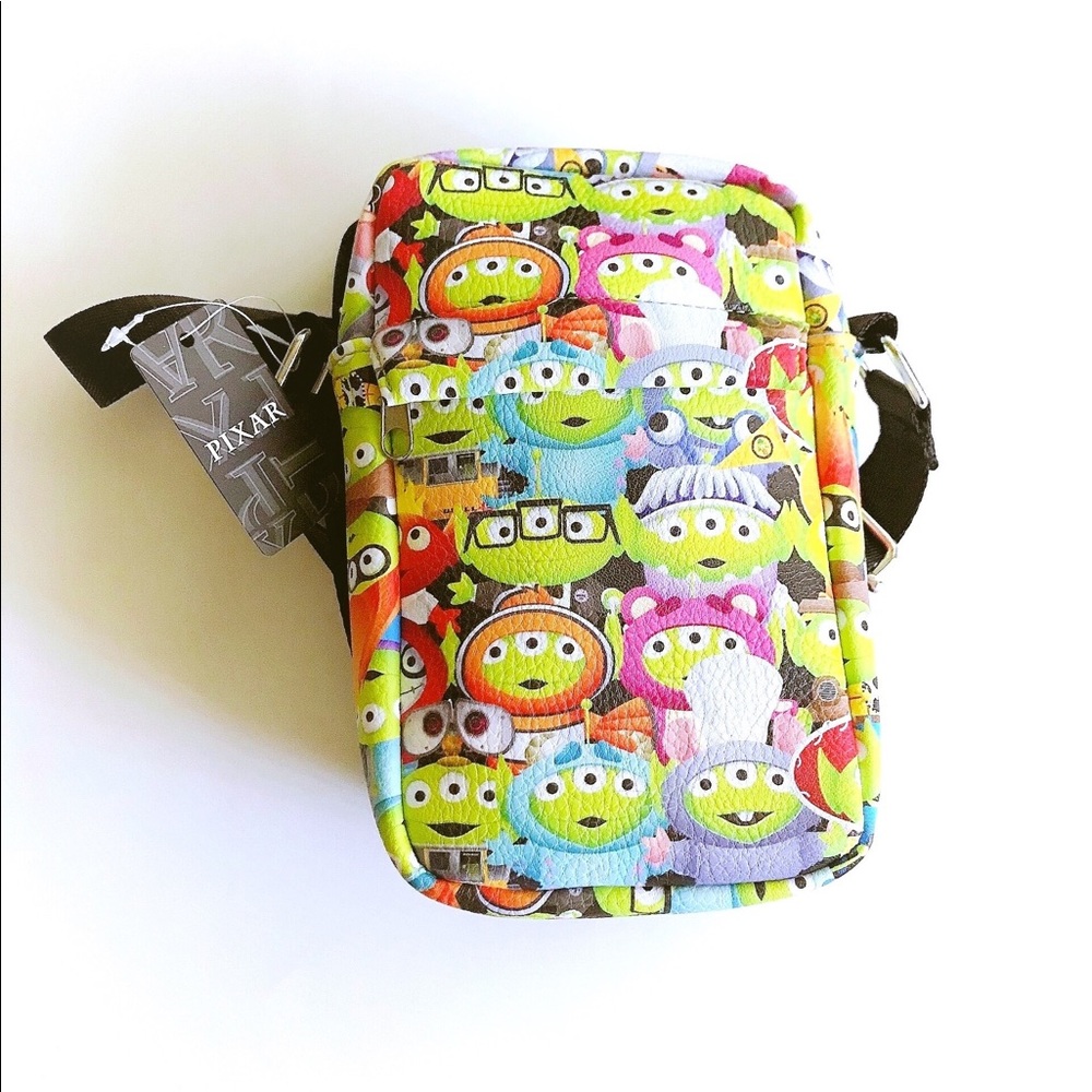 Pixar Little Green Men Crossbody Bag New With Tags